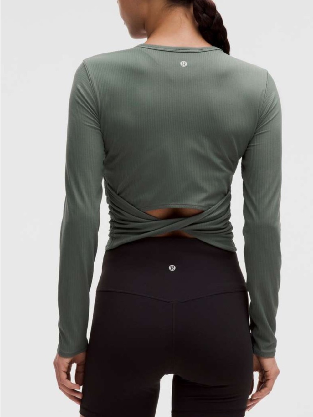 Lululemon All It Takes Back-Twist Ribbed Long-Sleeve Shirt
Dark Forest